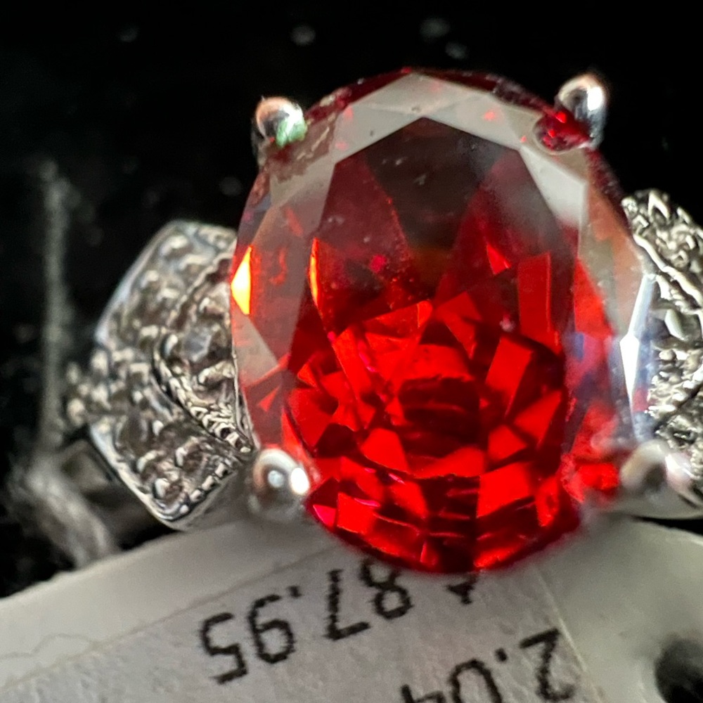 Garnet ring size 7